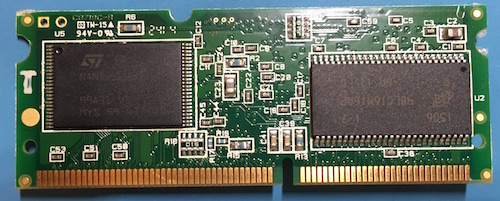 Underside of CPU module.